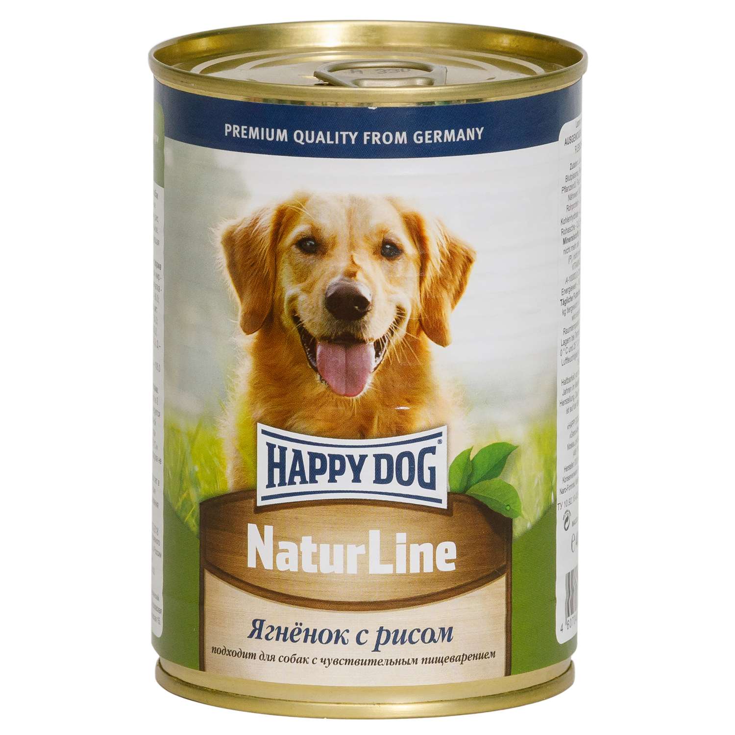 Корм для собак Happy Dog Natur Line ягненок-рис консервированный 400кг - фото 1