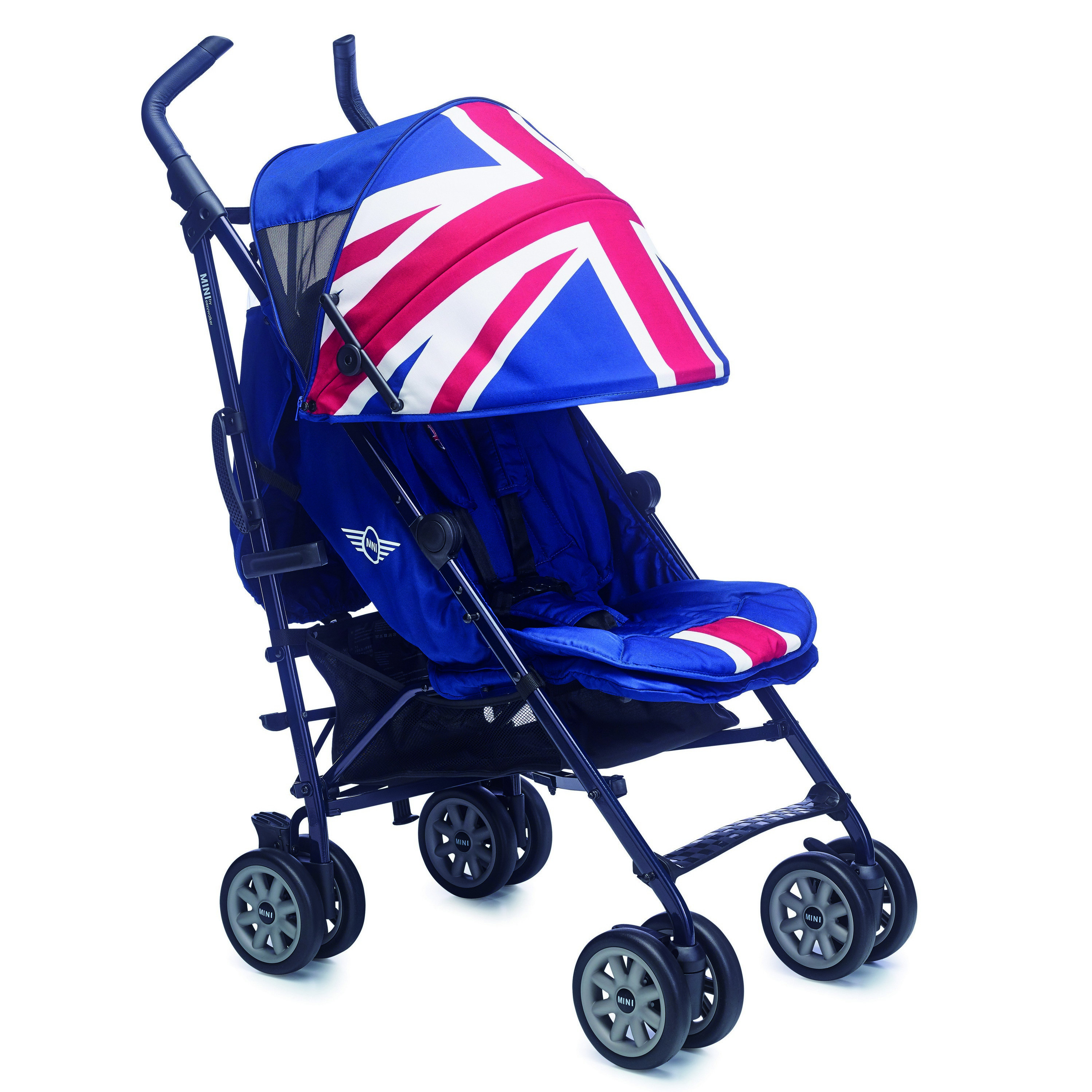 Коляска Easywalker Mini Buggy XL Union Jack Classic c бампером - фото 4