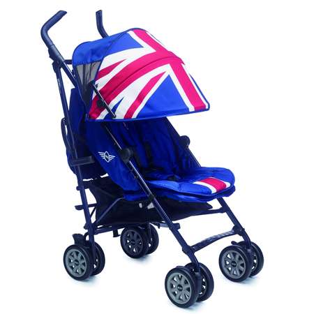 Коляска Easywalker Mini Buggy XL Union Jack Classic c бампером