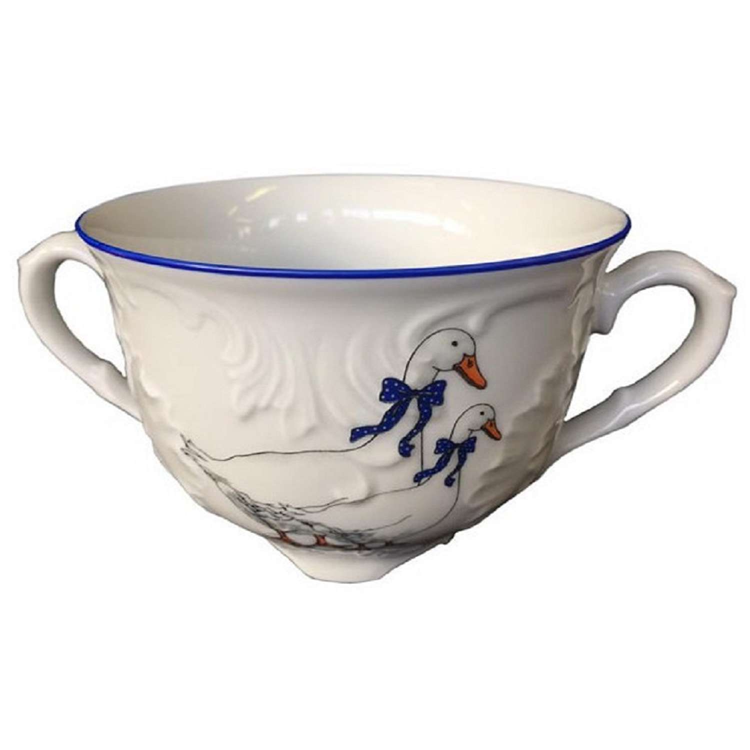 Чашка для бульона Cmielow Rococo декор Гуси 330 мл - фото 1