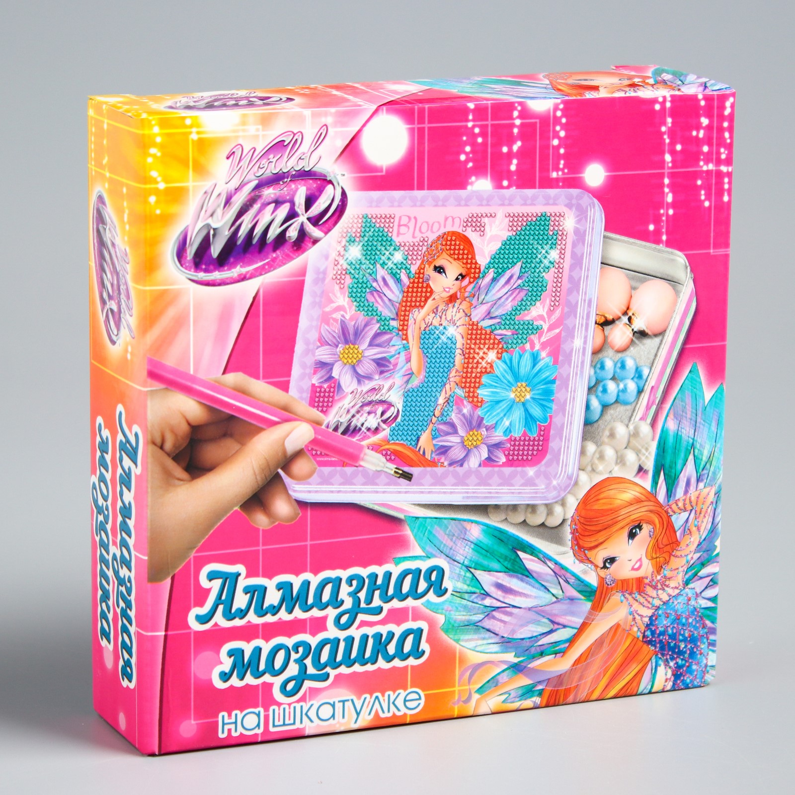 Алмазная мозаика WINX на шкатулке Феи Винкс - фото 1