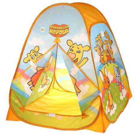 Палатка Играем Вместе детская игровая Оранжевая корова