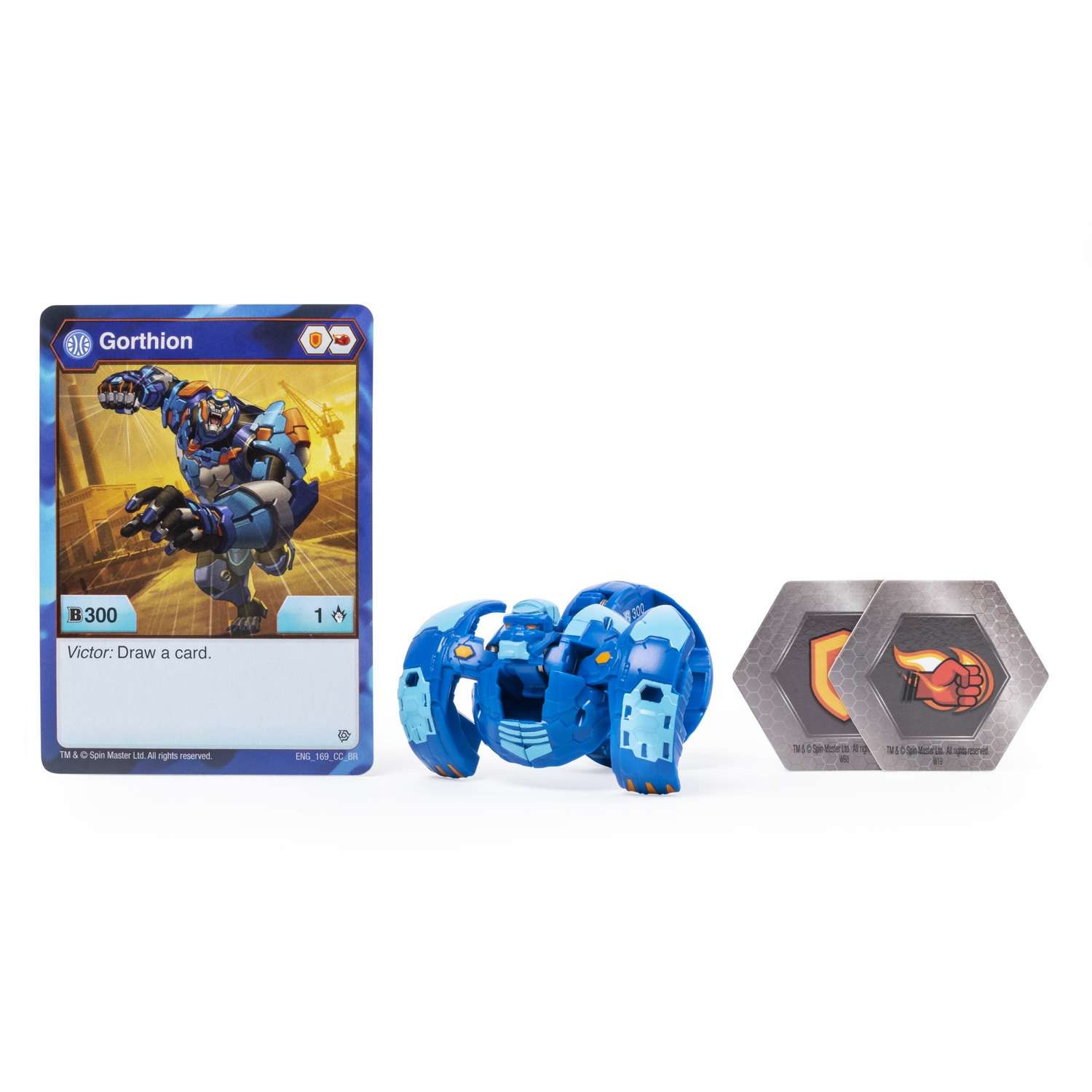 Фигурка-трансформер Bakugan Gorilla Blue 6045148/20113146 - фото 4