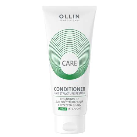 Кондиционер Ollin care для восстановления волос hair structure restore 200 мл