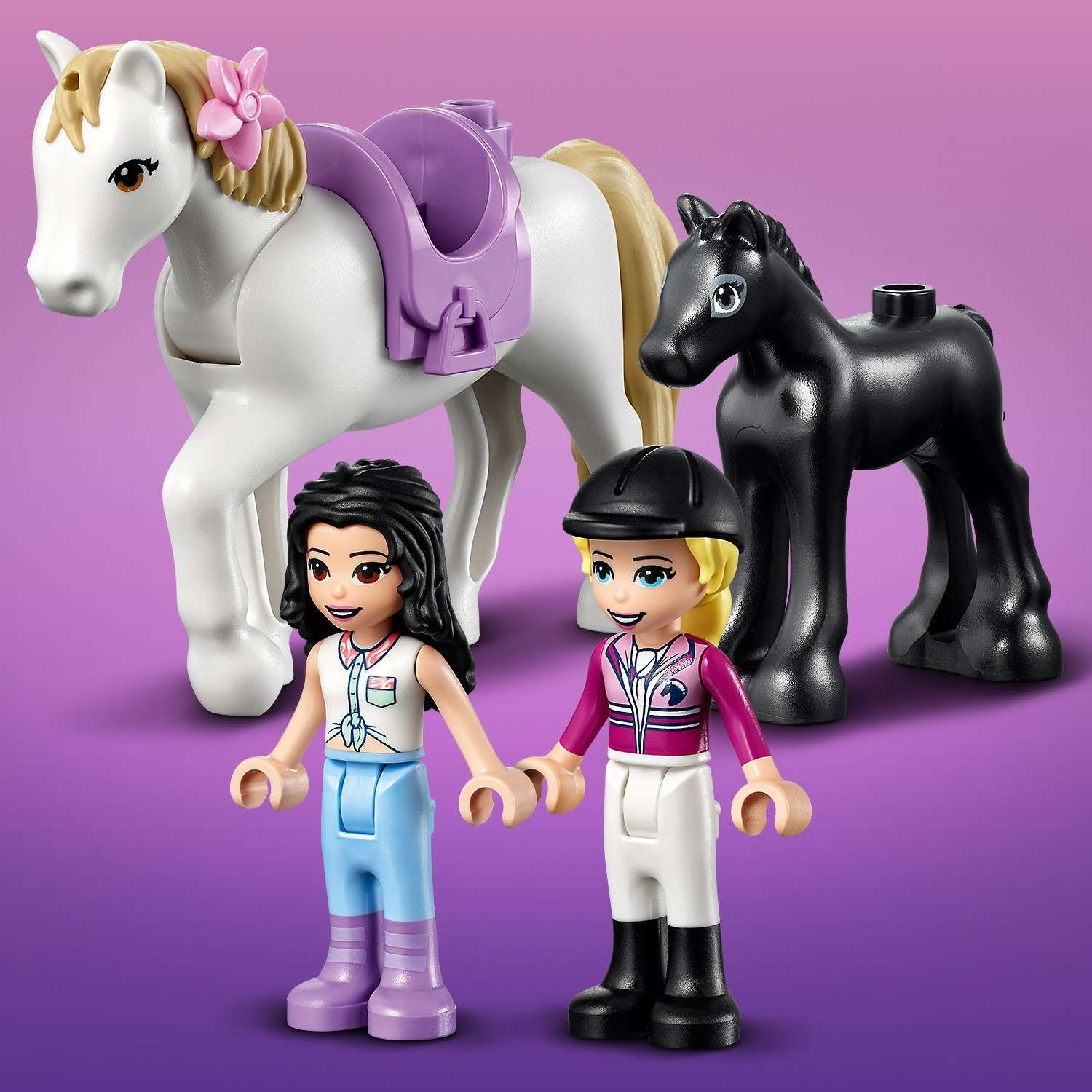 Конструктор LEGO Friends Тренировка лошади и прицеп для перевозки 41441 - фото 9