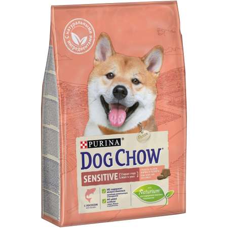 Корм для собак Dog Chow Sensitiv лосось и рис 2.5кг