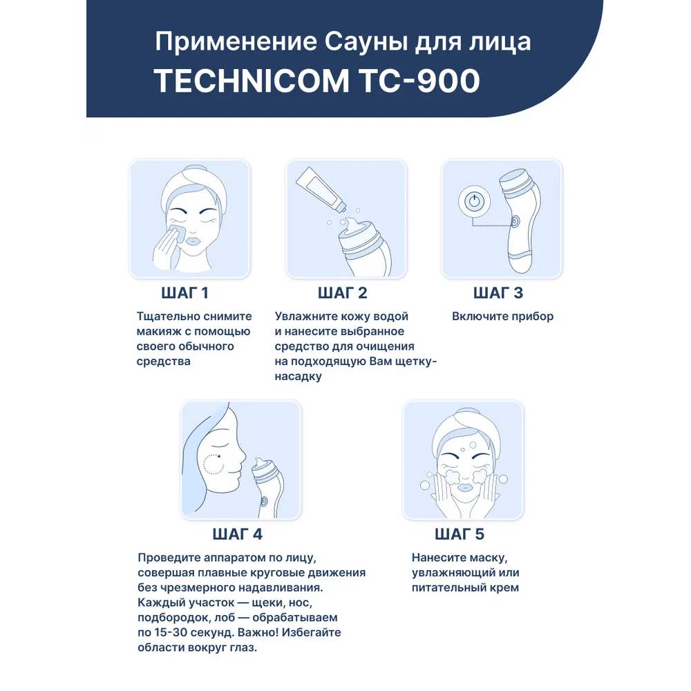 Щетка для лица TECHNICOM TC-900 - фото 6