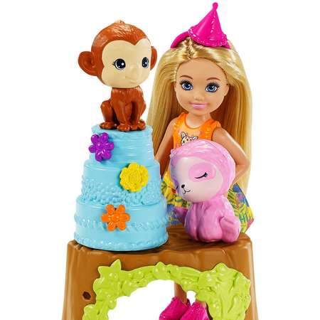 Набор игровой Barbie Веселая вечеринка Челси с питомцами и аксессуарами GTM84