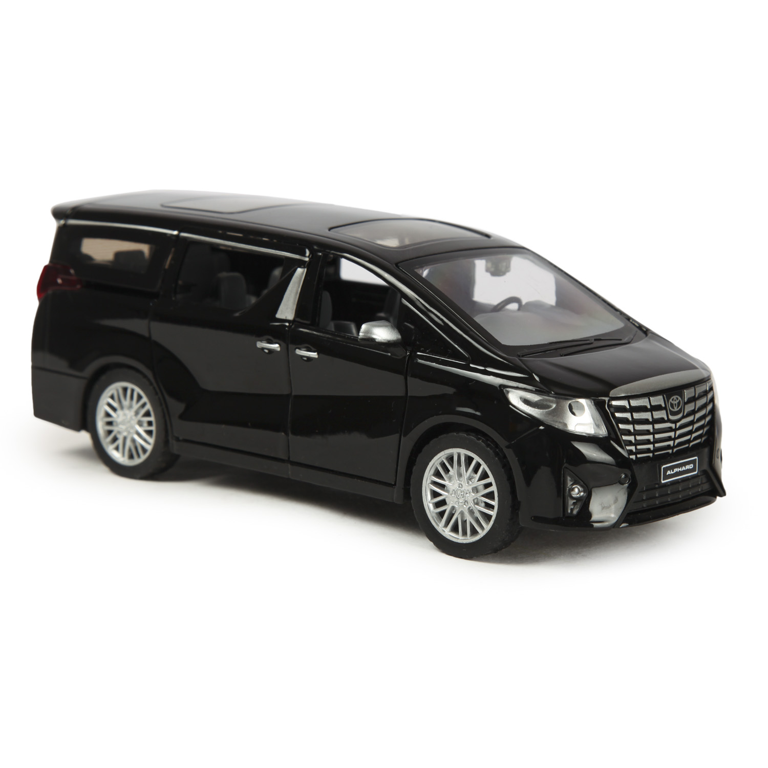 Машинка Mobicaro 1:29 Toyota Alphard Черная 68481 68481 - фото 1