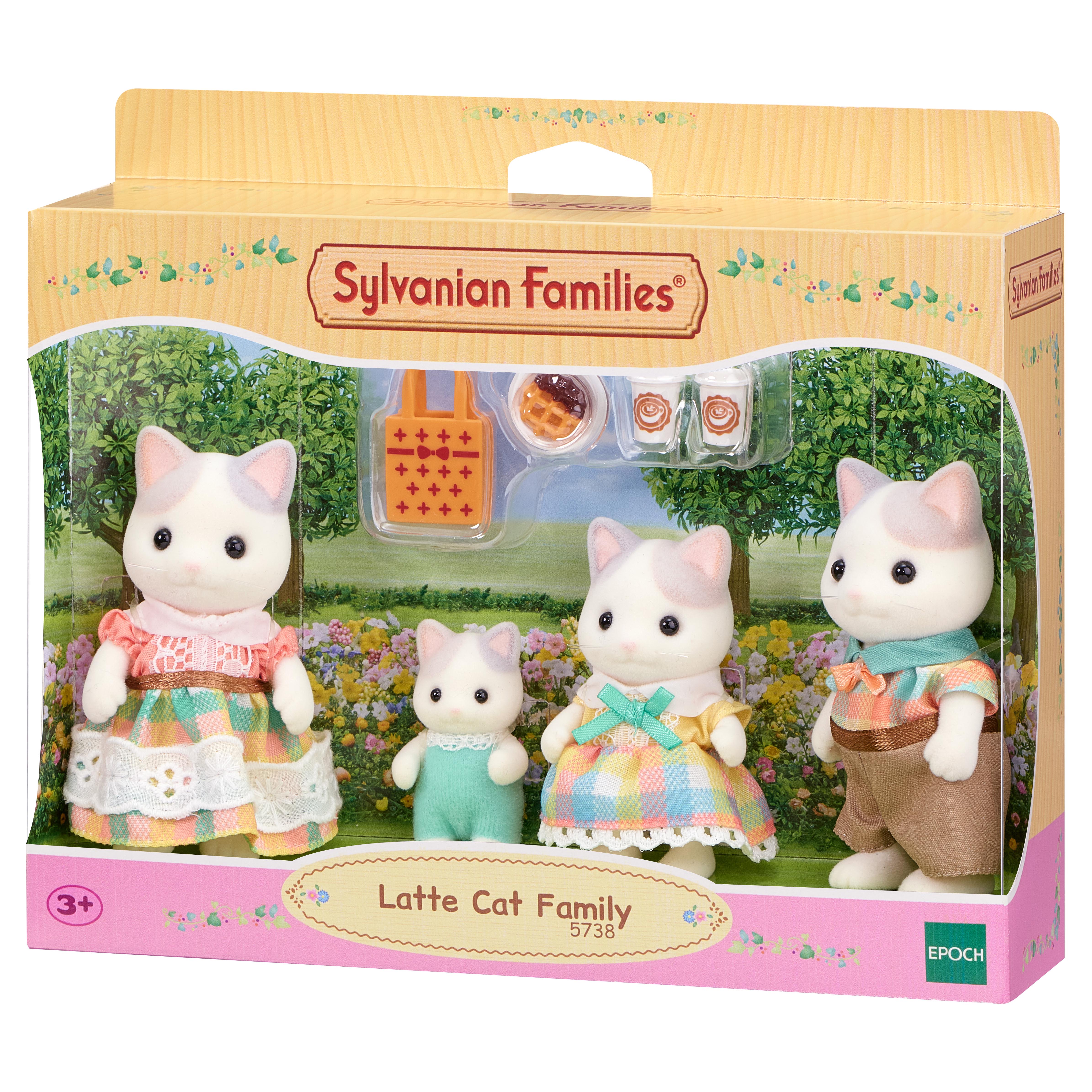 Игровой набор Sylvanian Families Семья Латте котов - фото 2