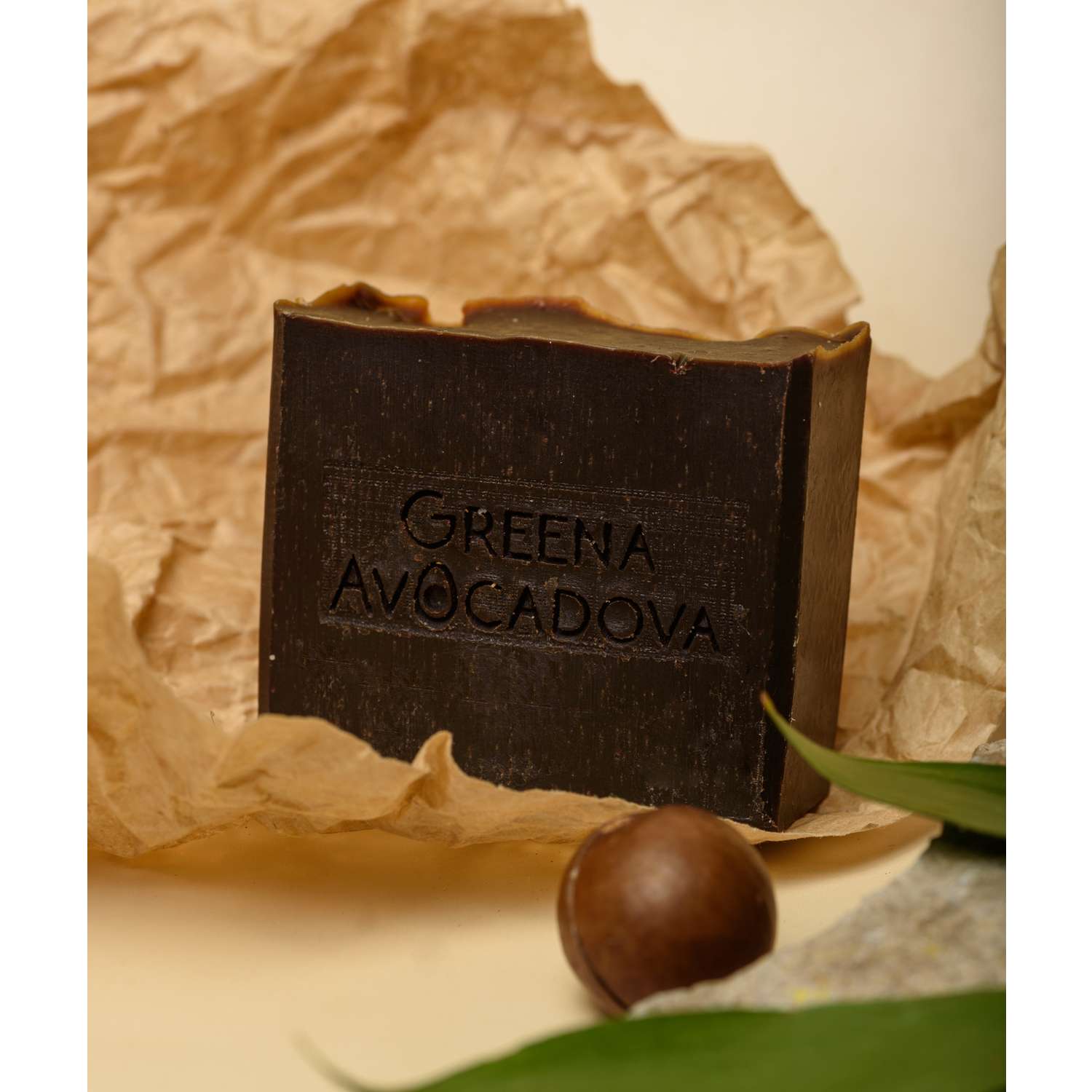 Натурально мыло ручной работы Greena Avocadova шоколад - фото 5