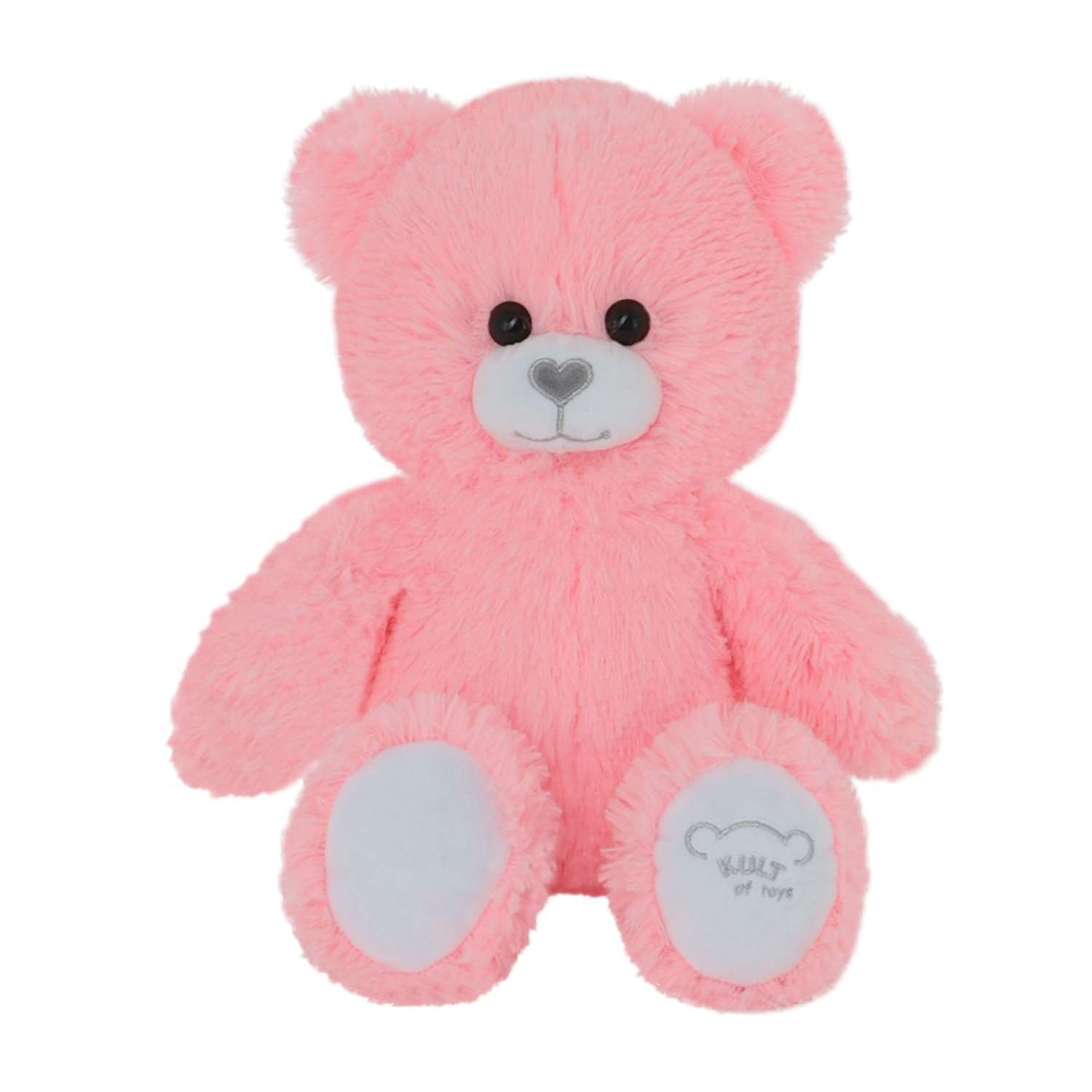 Мягкая игрушка KULT of toys плюшевый медведь color bear розовый 50 см - фото 1