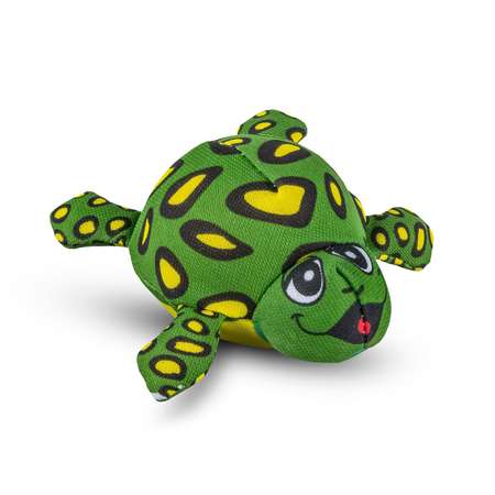 Игрушка для купания YG Sport бомбочка Весёлые животные в пакете-сетке 10 см зеленый