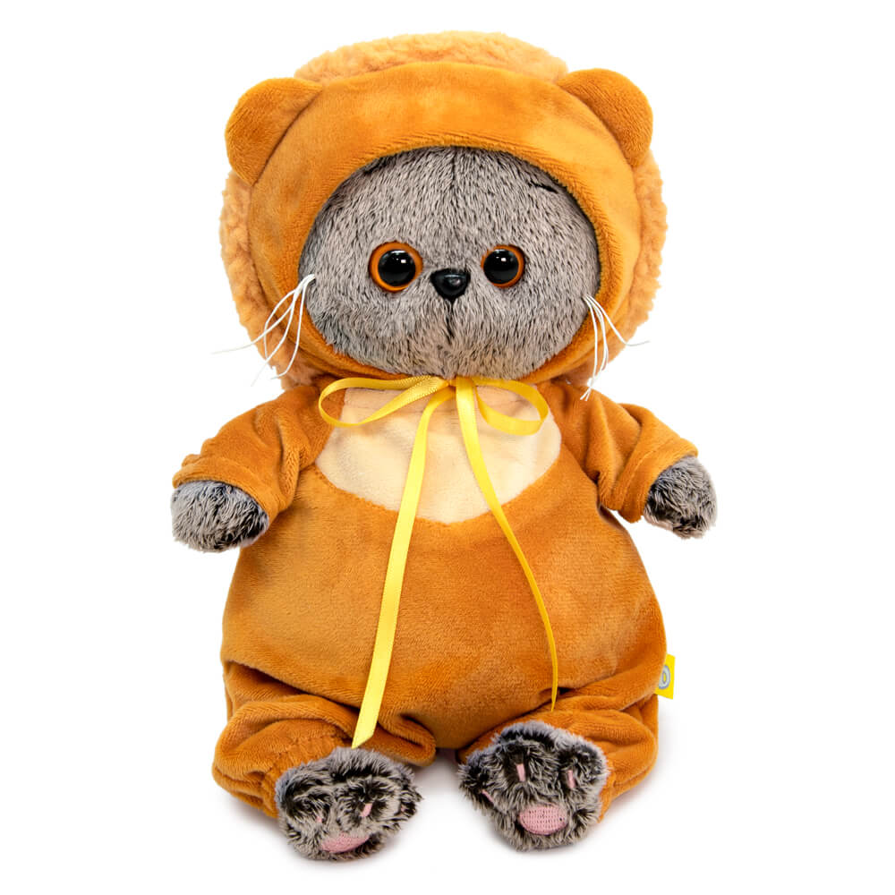 Мягкая игрушка BUDI BASA Кот Басик BABY в костюмчике Львенок 20 см - фото 1