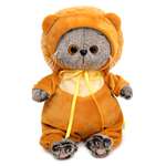 Мягкая игрушка BUDI BASA Кот Басик BABY в костюмчике Львенок 20 см