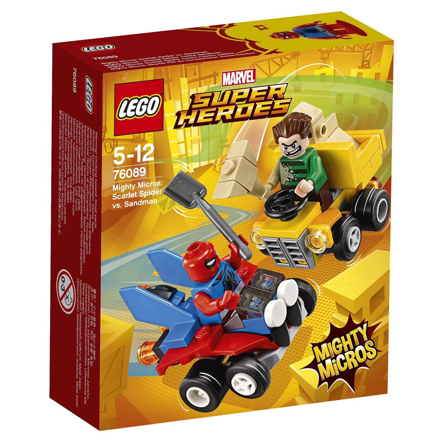 Конструктор LEGO Mighty Micros: Человек-паук против Песочного человека Super Heroes - фото 2