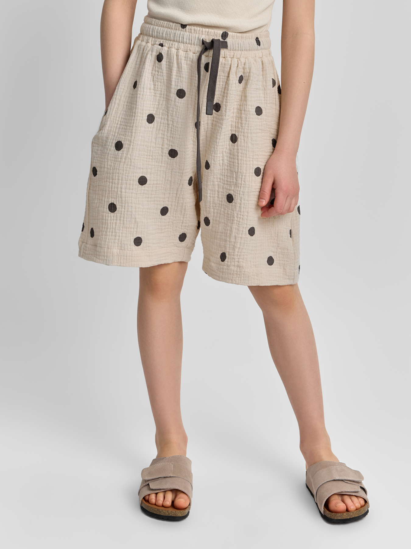 Шорты Happy Baby 88267-1_beige-with-dots - фото 2