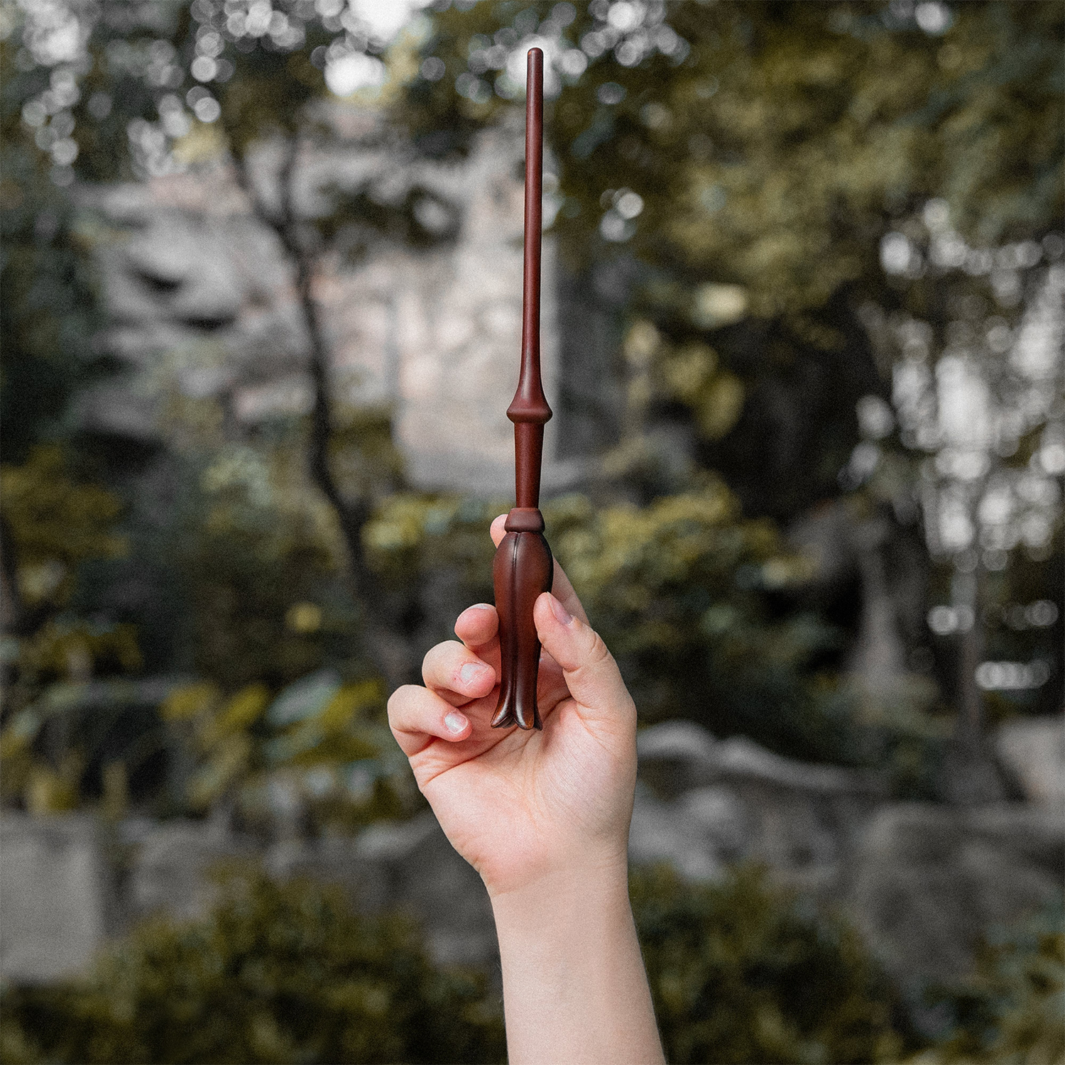 Ручка Harry Potter в виде палочки Полумны Лавгуд 25 см с подставкой и закладкой - фото 8