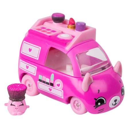 Машинка Cutie Cars с мини-фигуркой Shopkins S3 Косметичка