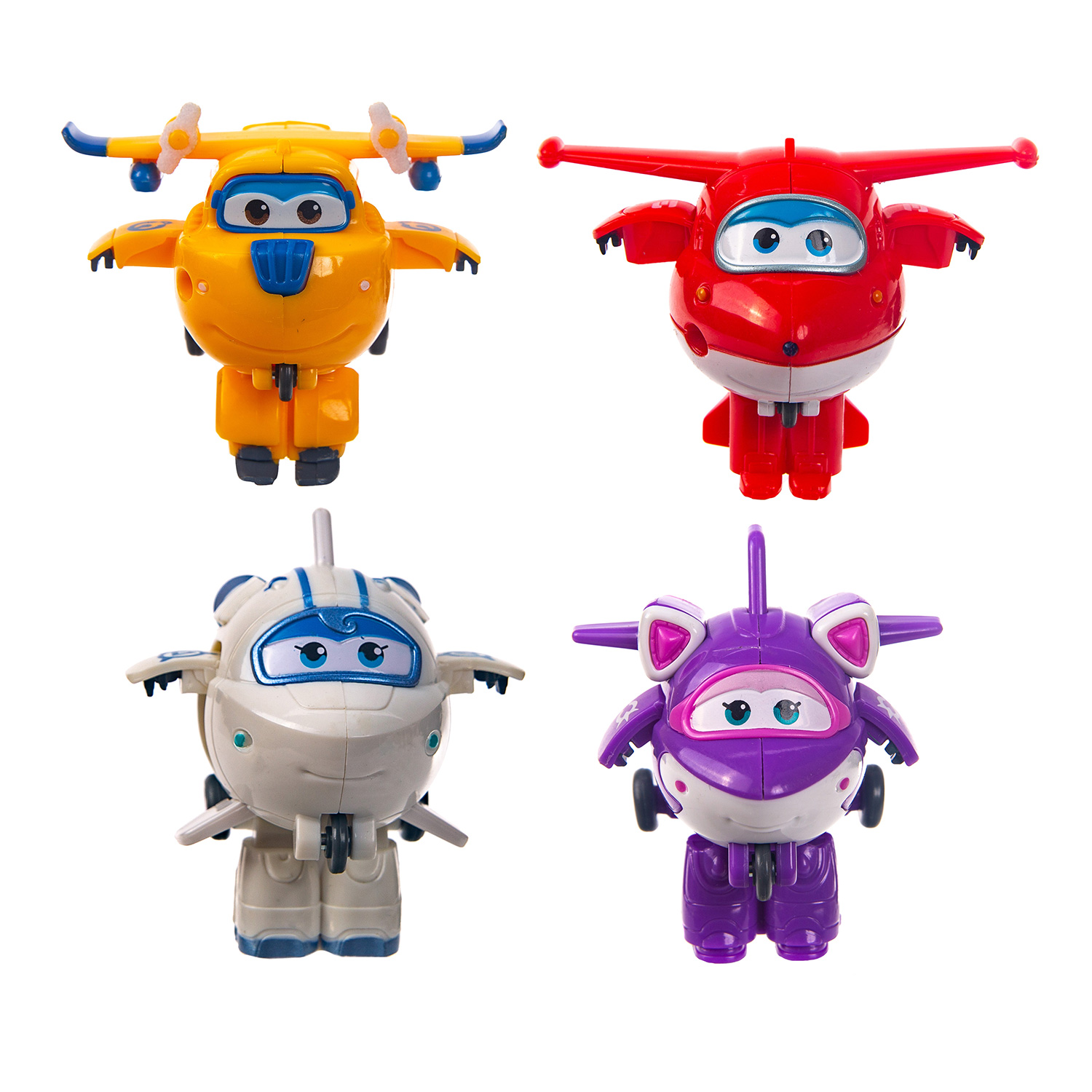 Игровой набор Super Wings 4 мини трансформера EU740040A - фото 1