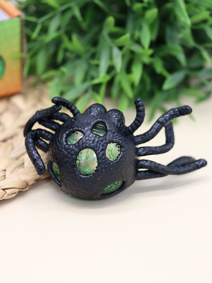 Мялка-антистресс iLikeGift Spider metallic green - фото 3