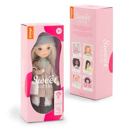 Кукла Orange Toys Sweet Sisters Mia в бежевом тренче 32 см Серия Европейская зима