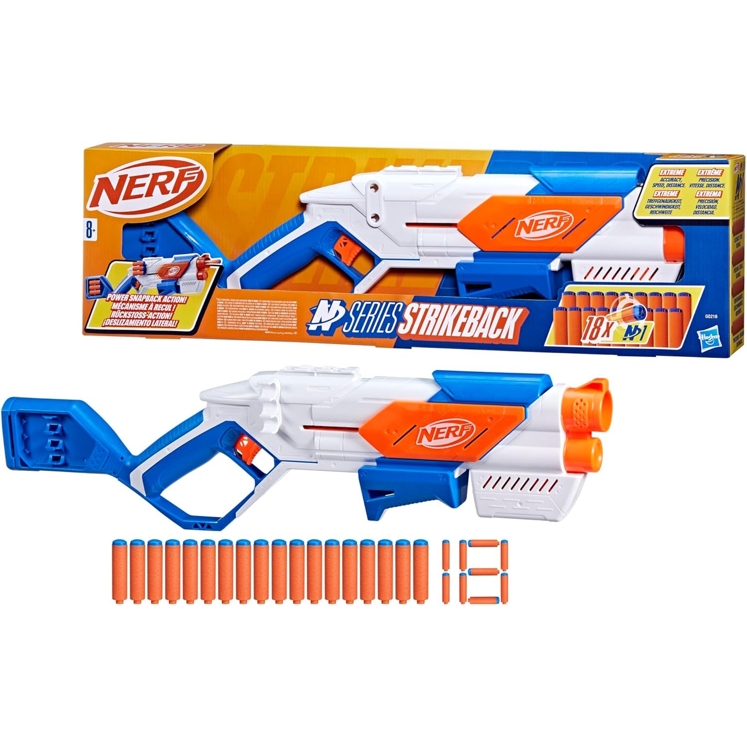 Бластер Nerf N Strikeback G0218EU4 - фото 2