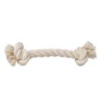 Игрушка для собак Doglike Dental Knot Грейфер канатный средний 2 узла Белый D-2351