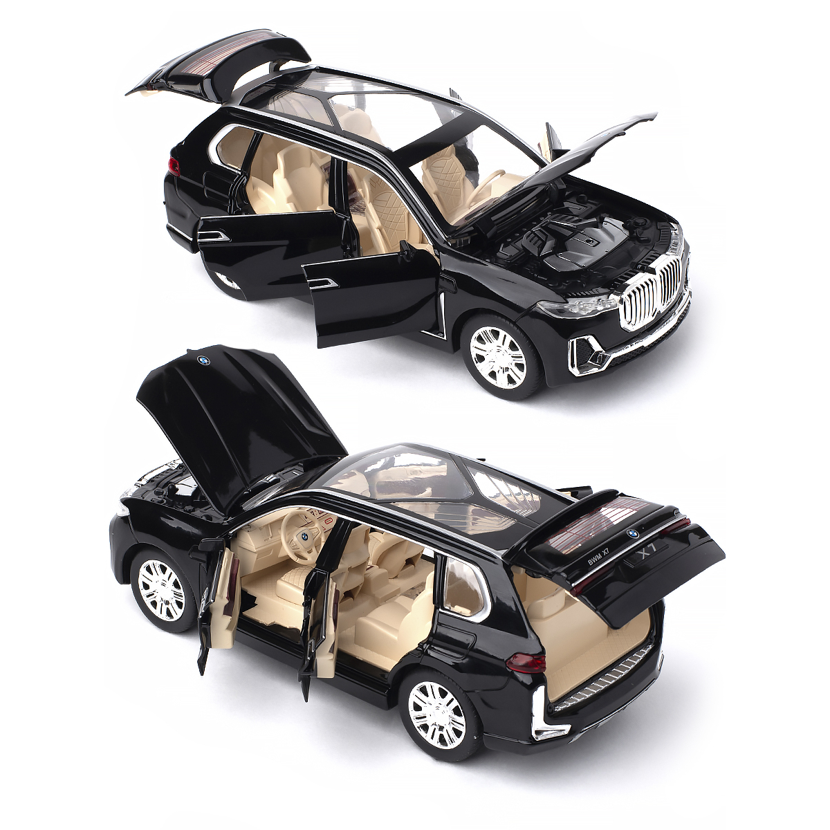 Автомобиль Che Zhi BMW 1:24 инерционный CZ115blk - фото 5