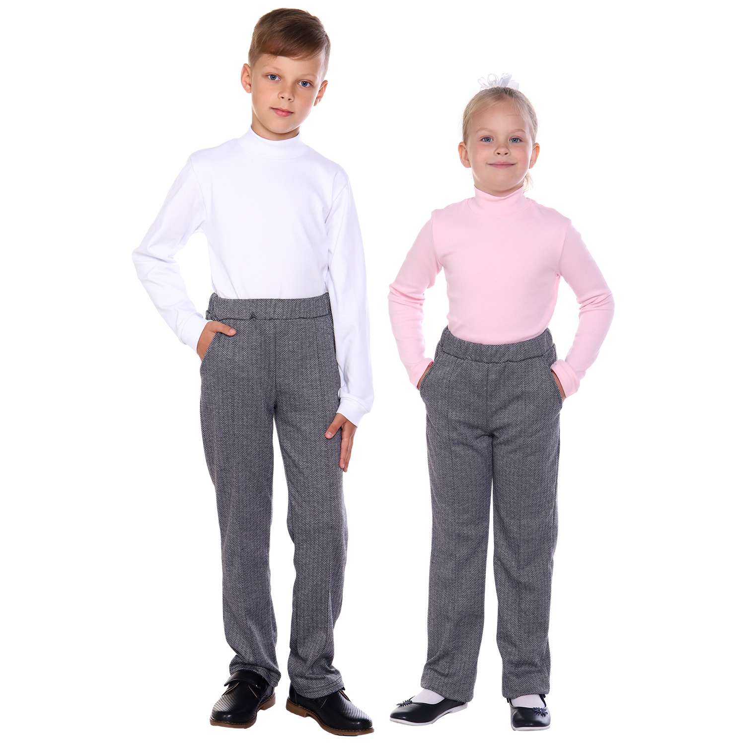 Брюки Детская Одежда 6303ИЖ/светло-серый - фото 2