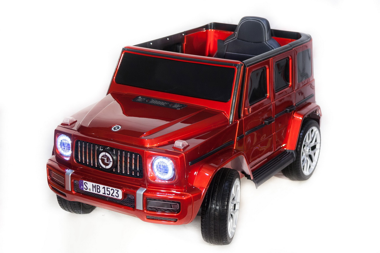 Электромобиль TOYLAND Джип Mercedes-Benz G63 mini (V8) 4x4 красный - фото 3