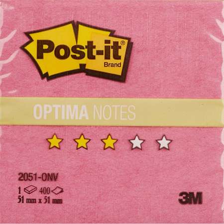 Стикеры Post-it миникуб 51x51 зима 400 л 2 уп.