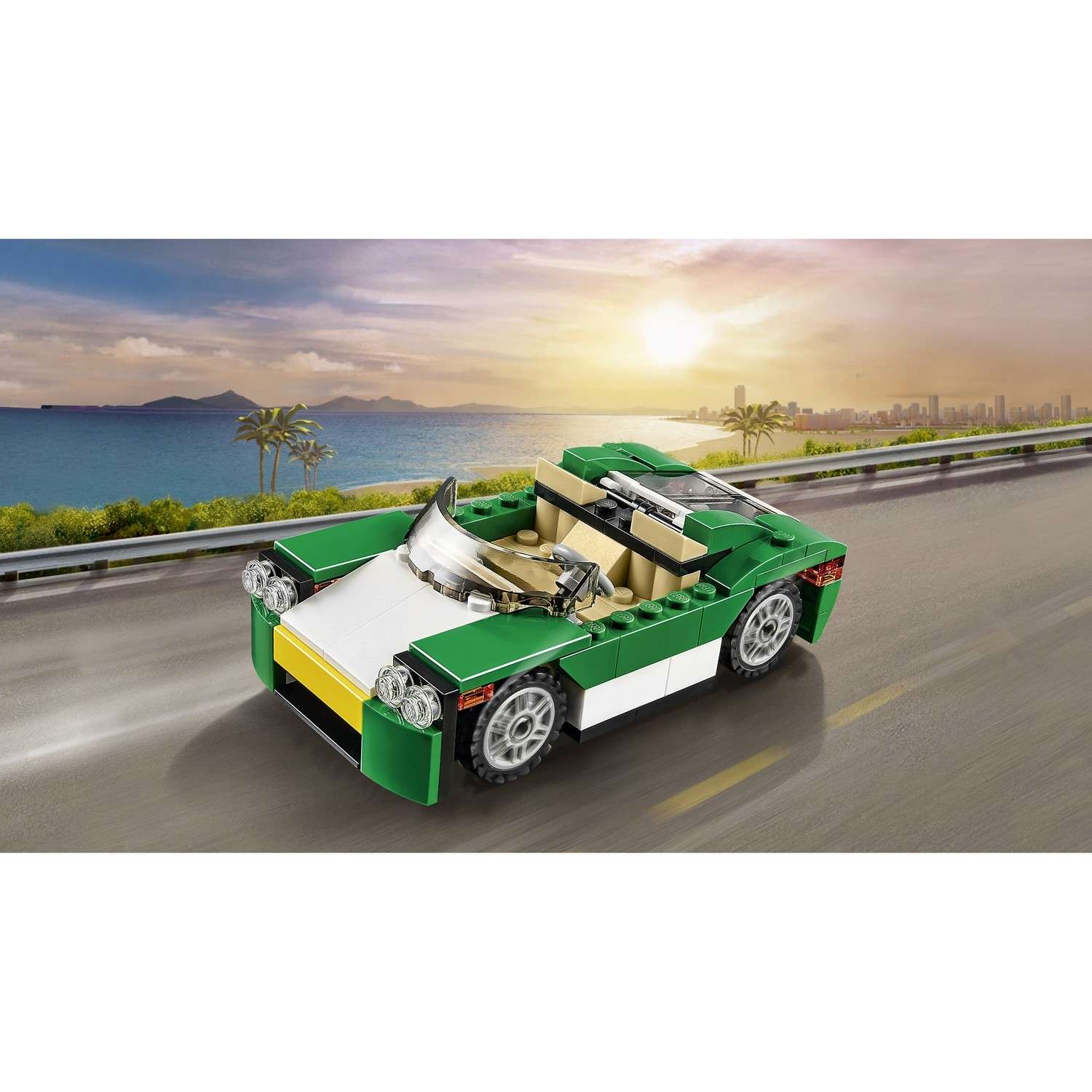 Конструктор LEGO Creator Зелёный кабриолет (31056) - фото 4