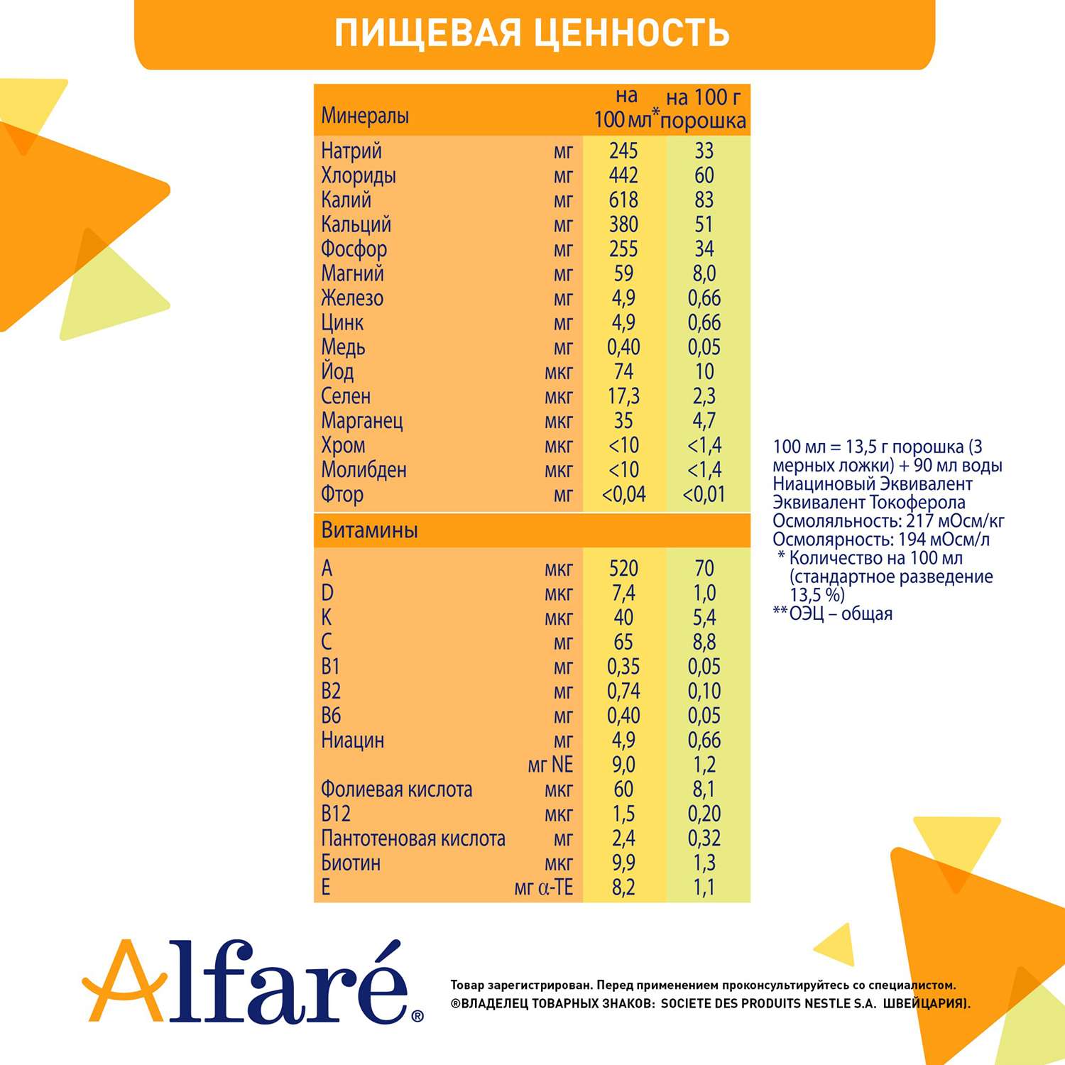 Смесь Nestle Alfare для детей с аллергией на коровий белок 400г - фото 10