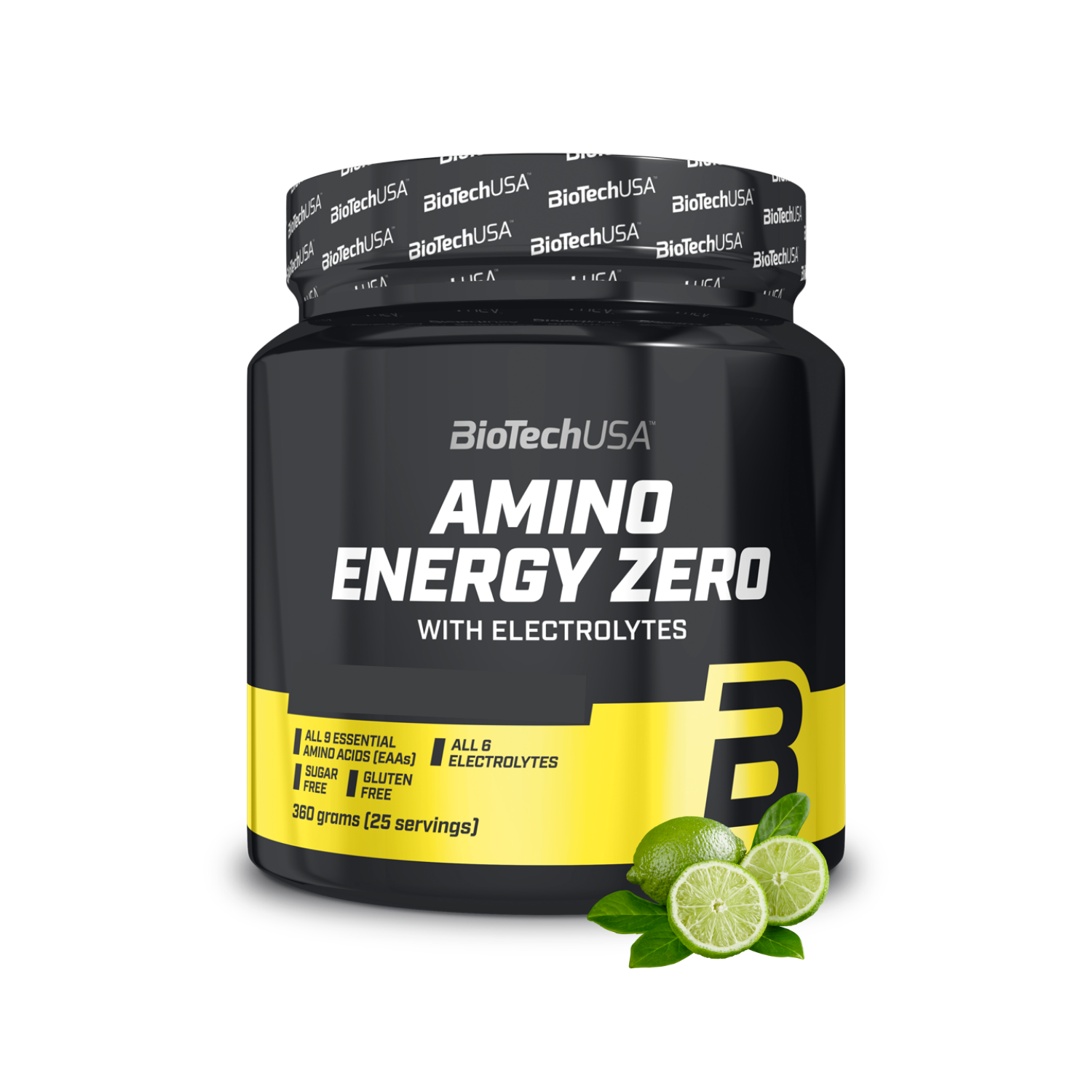 Комплекс аминокислот BiotechUSA Amino Energy Zero with Electrolytes 360 г. Лайм - фото 1