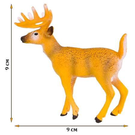 Игрушка фигурка Masai Mara Семья альпак и оленей Мир диких животных MM211-278