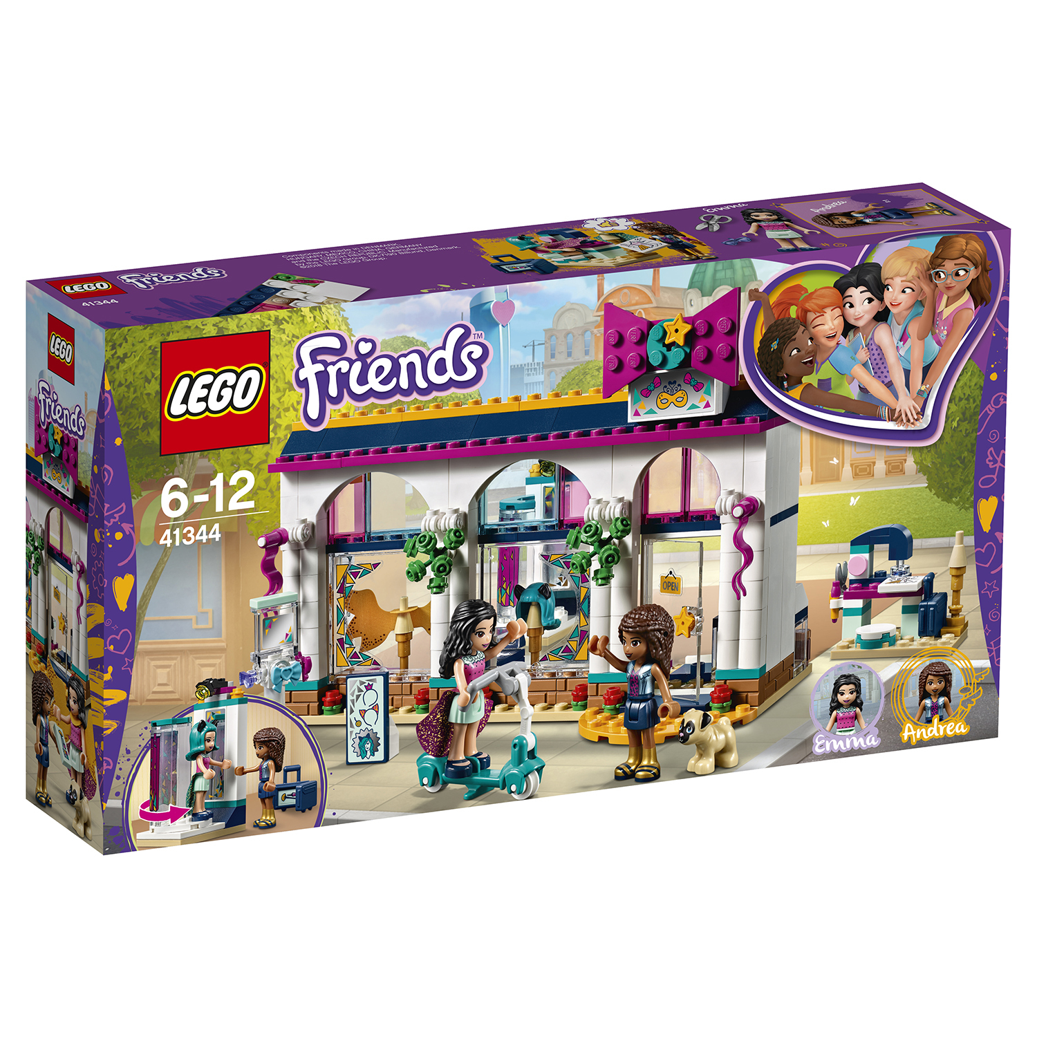 Конструктор LEGO Friends Магазин аксессуаров Андреа 41344 купить по цене  999 ₽ в интернет-магазине Детский мир