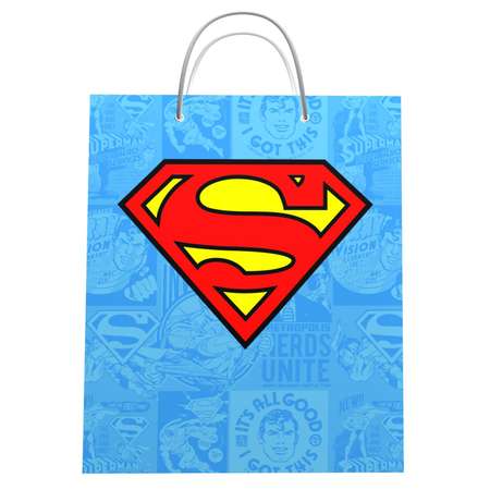 Пакет подарочный ND PLAY Superman 33*40*15 см 292337