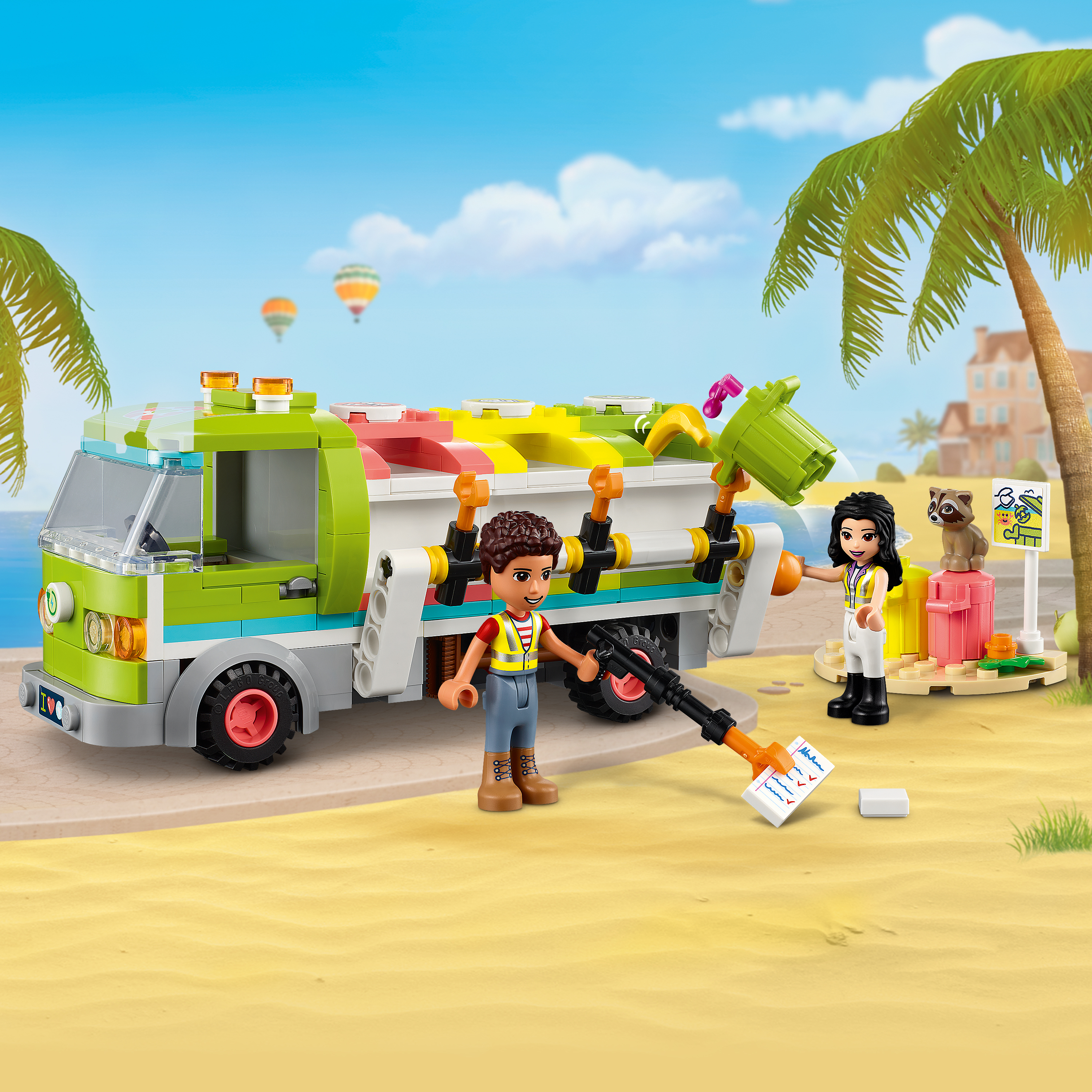 Конструктор LEGO Friends Recycling Truck 41712 - фото 11