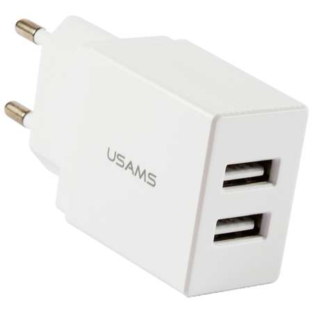 Сетевое ЗУ USAMS Модель - US-CC090 2 USB белый