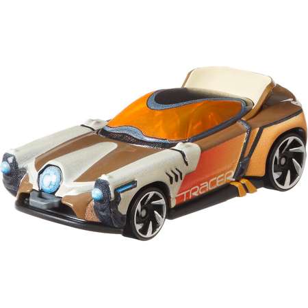 Машинка Hot Wheels Герои компьютерных игр Overwatch Трейсер GJJ28