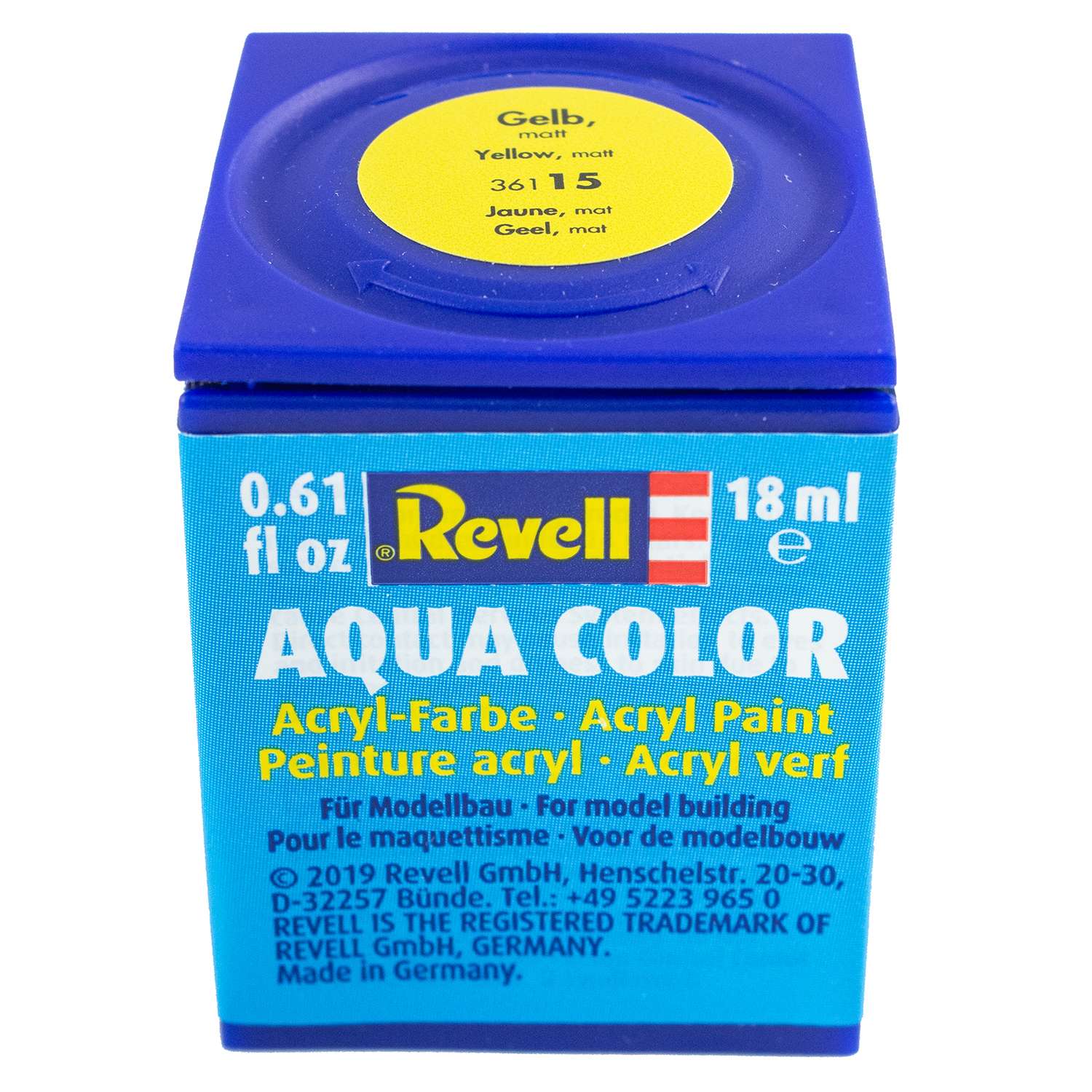 Аква-краска Revell желтая матовая 36115 - фото 1