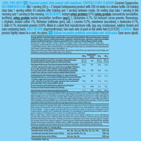 Протеин BiotechUSA 100% Pure Whey 454 г. Карамель - капучино