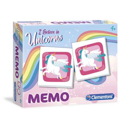 Настольная игра CLEMENTONI Мемо Pocket Unicorn Единорог