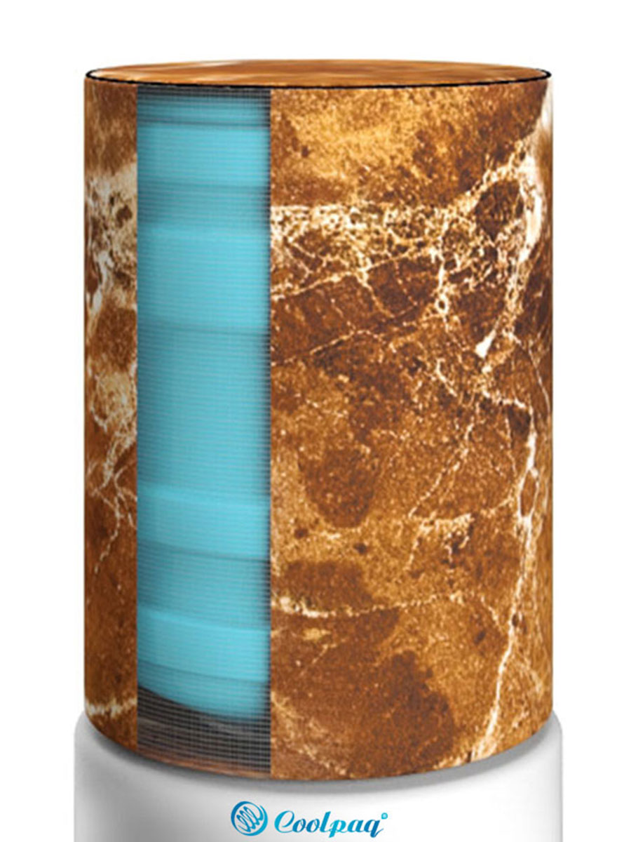 Чехол на бутыль 19л Coolpaq Brown Marble - фото 2