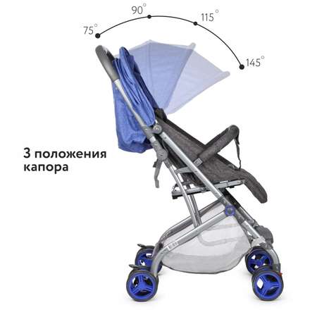 Коляска прогулочная Babyton Click Blue