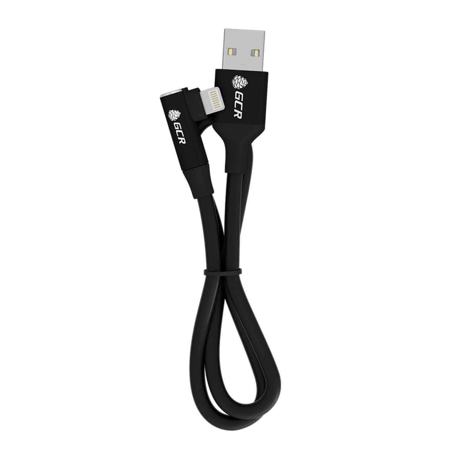 Кабель USB GCR 1.3m Lightning для iPhone угловой GCR-53437 - фото 1