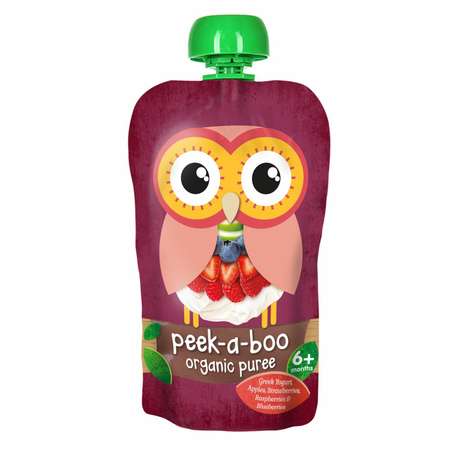 Пюре Peek-a-boo йогурт с ягодами 113г с 6месяцев