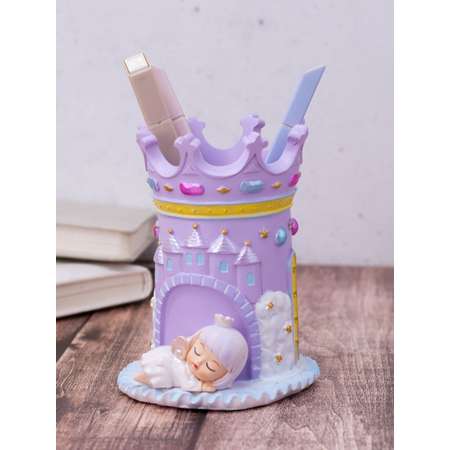 Подставка для канцелярии iLikeGift Angel purple