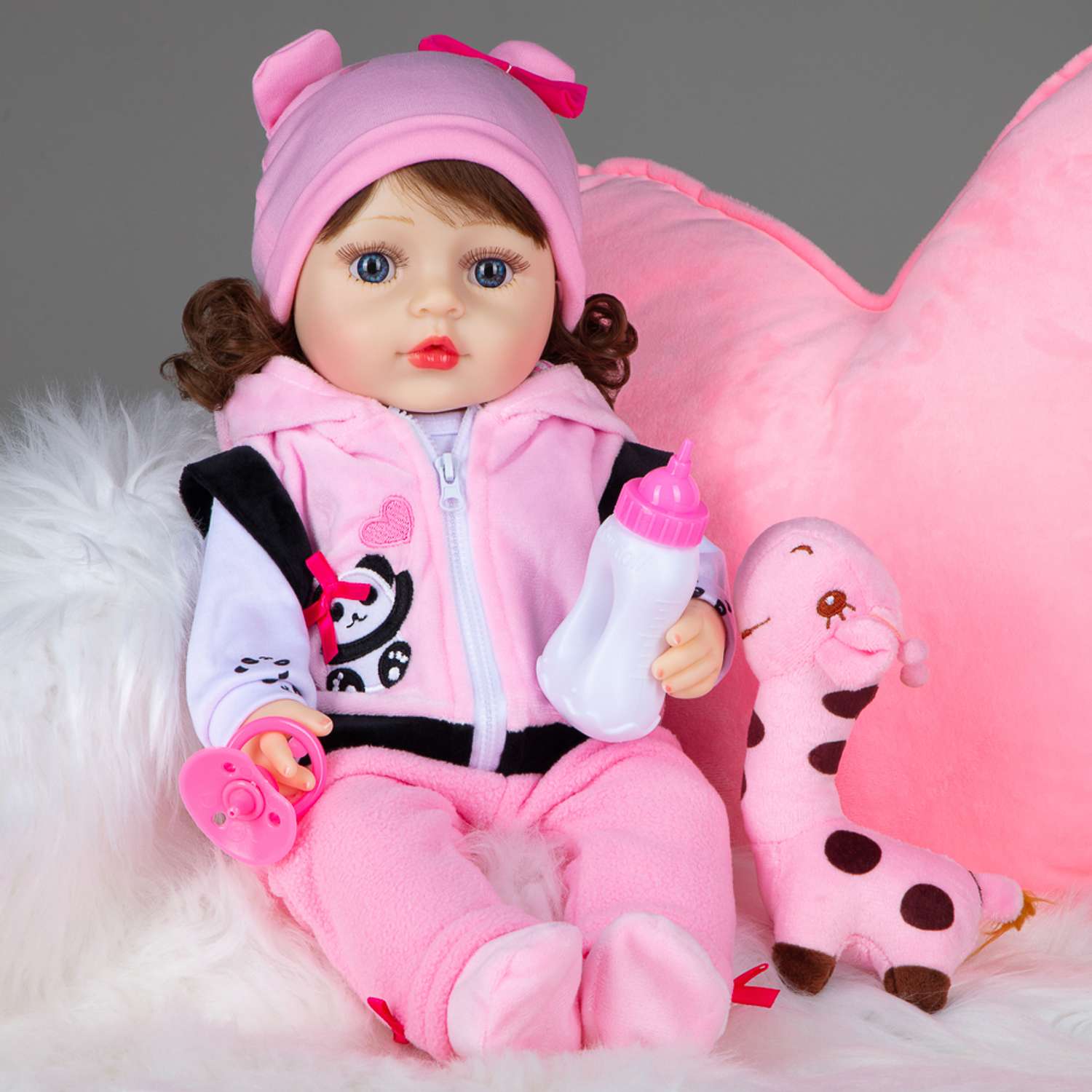 Кукла реборн силиконовая большая RebornFamily купить в интернет-магазине Wildberries